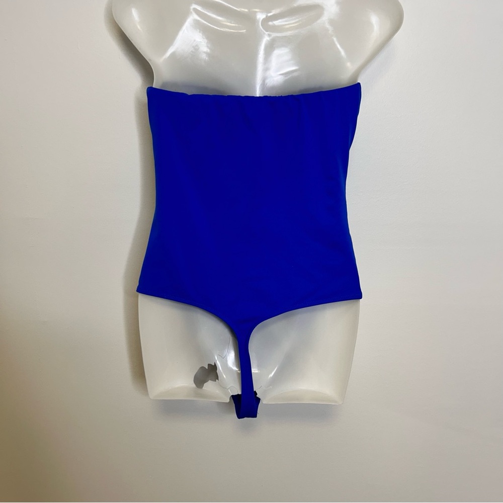 ◾️Aritzia Babaton Contour Strapless Blue Bodysuit - Picture 7 of 7